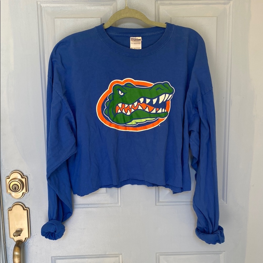 University of Florida Cropped Long Sleeve Shirt